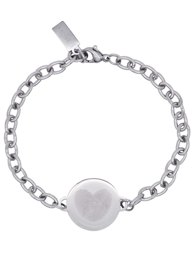Emotion Bracciale Acciaio con Tondo 18 mm