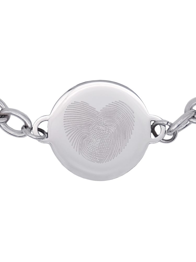 Emotion Bracciale Acciaio con Tondo 18 mm