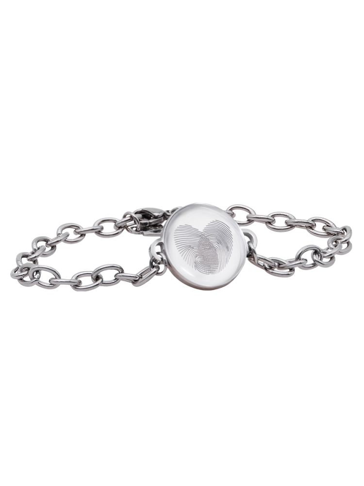 Emotion Bracciale Acciaio con Tondo 18 mm