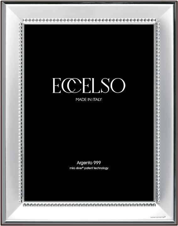 Eccelso Cornice Laminato Argento e Legno 18X24