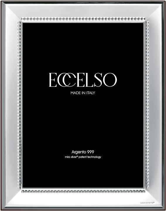 Eccelso Cornice Laminato Argento e Legno 13X18
