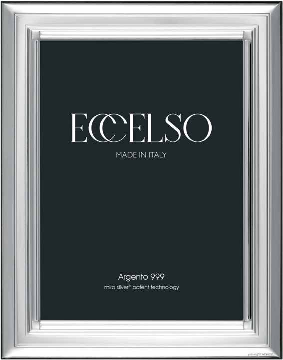 Eccelso Cornice Laminato Argento e Legno 13X18