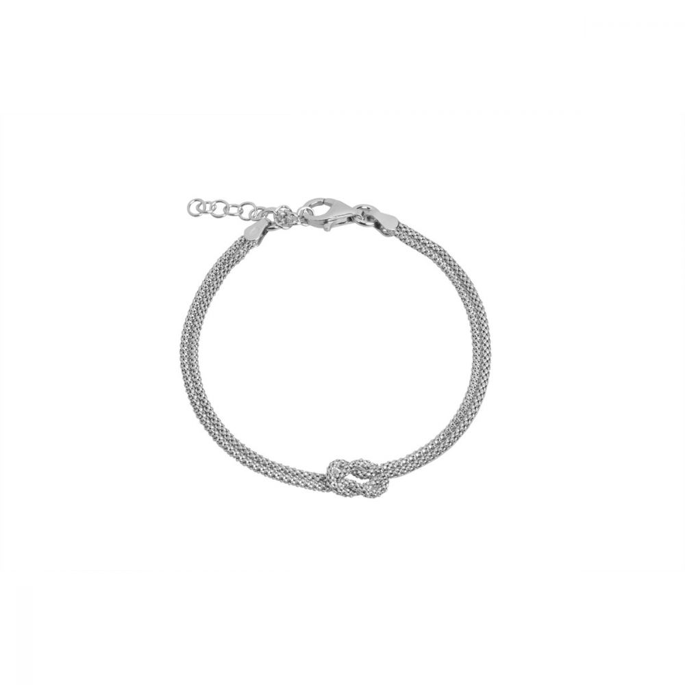 Chimiama Bracciale Argento Rodiato con Nodo
