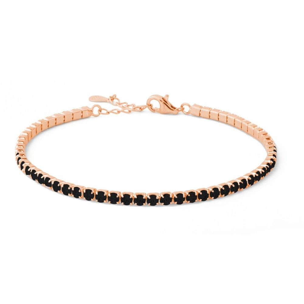 Chimiama Tennis Argento Rose Zirconi Onice