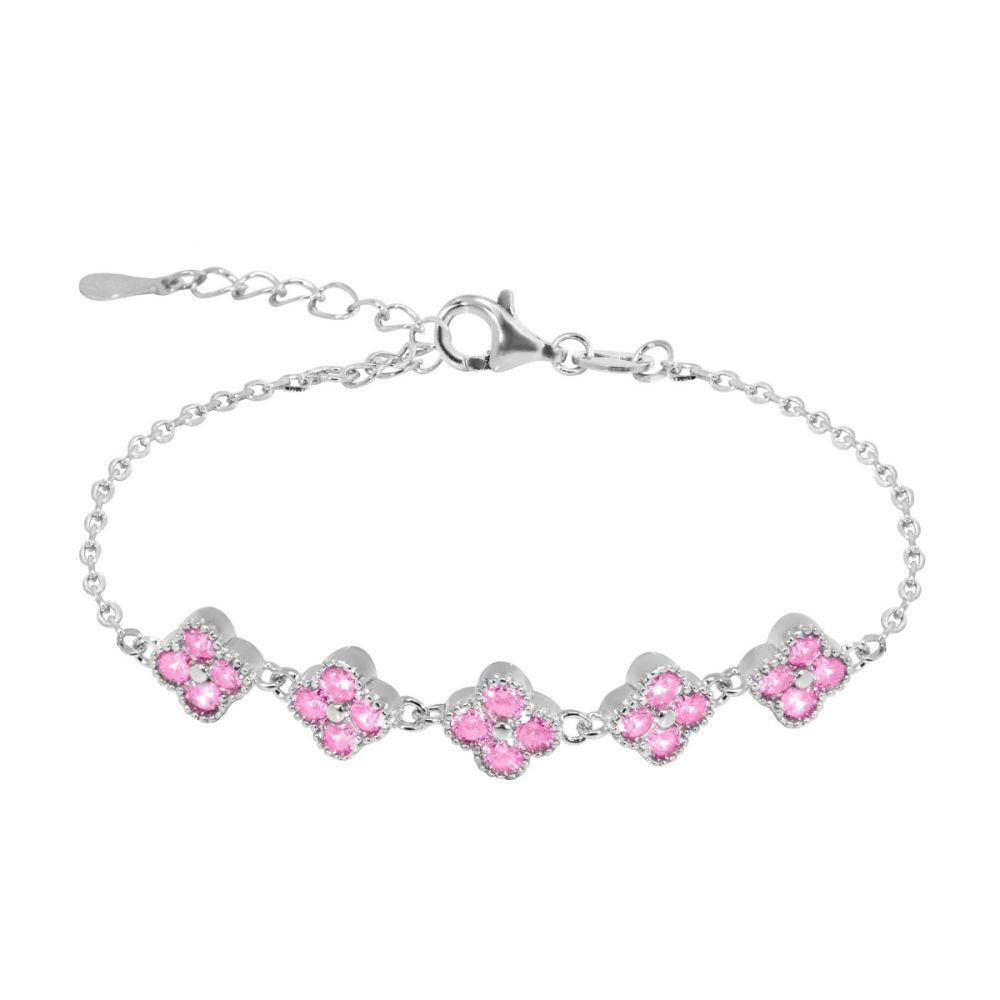 Chimiama Bracciale Argento Cristalli Kunzite
