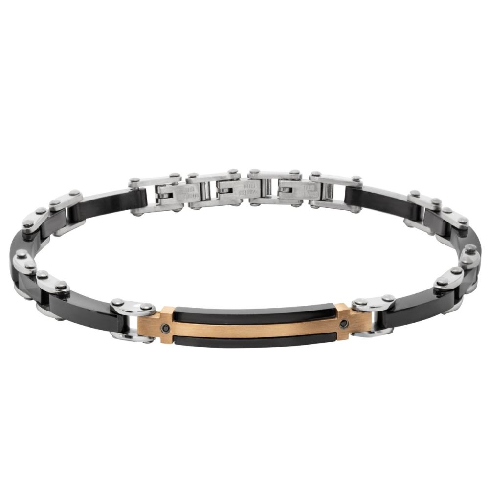 Chimiama Bracciale Acciaio e Ceramica