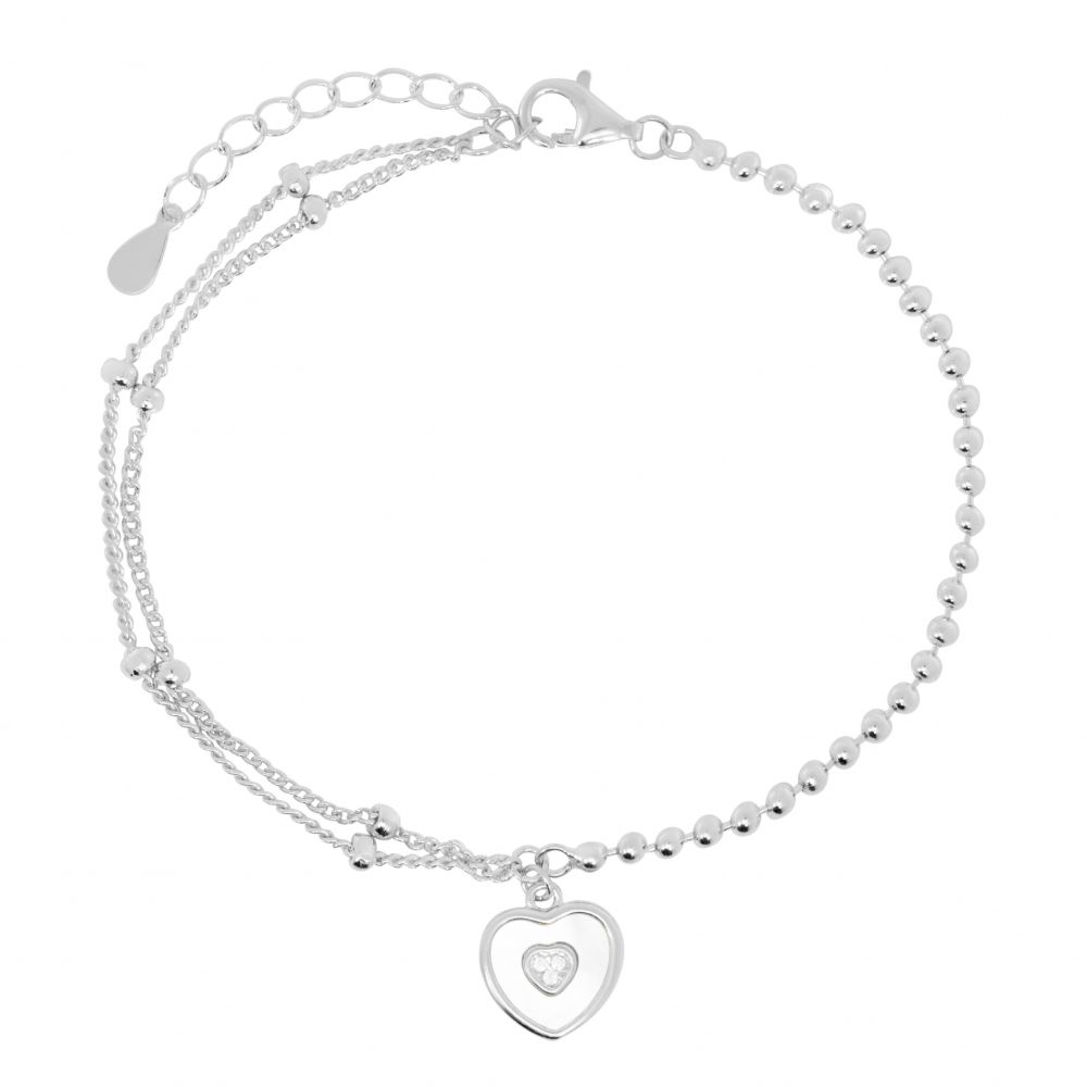 Chimiama Bracciale Argento Con Cuore