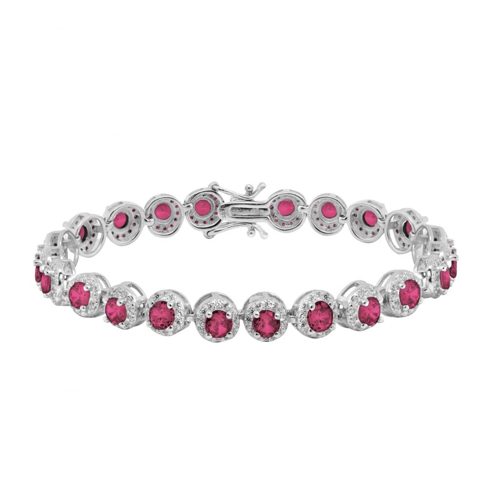 Chimiama Bracciale Argento Cristalli Tormalina