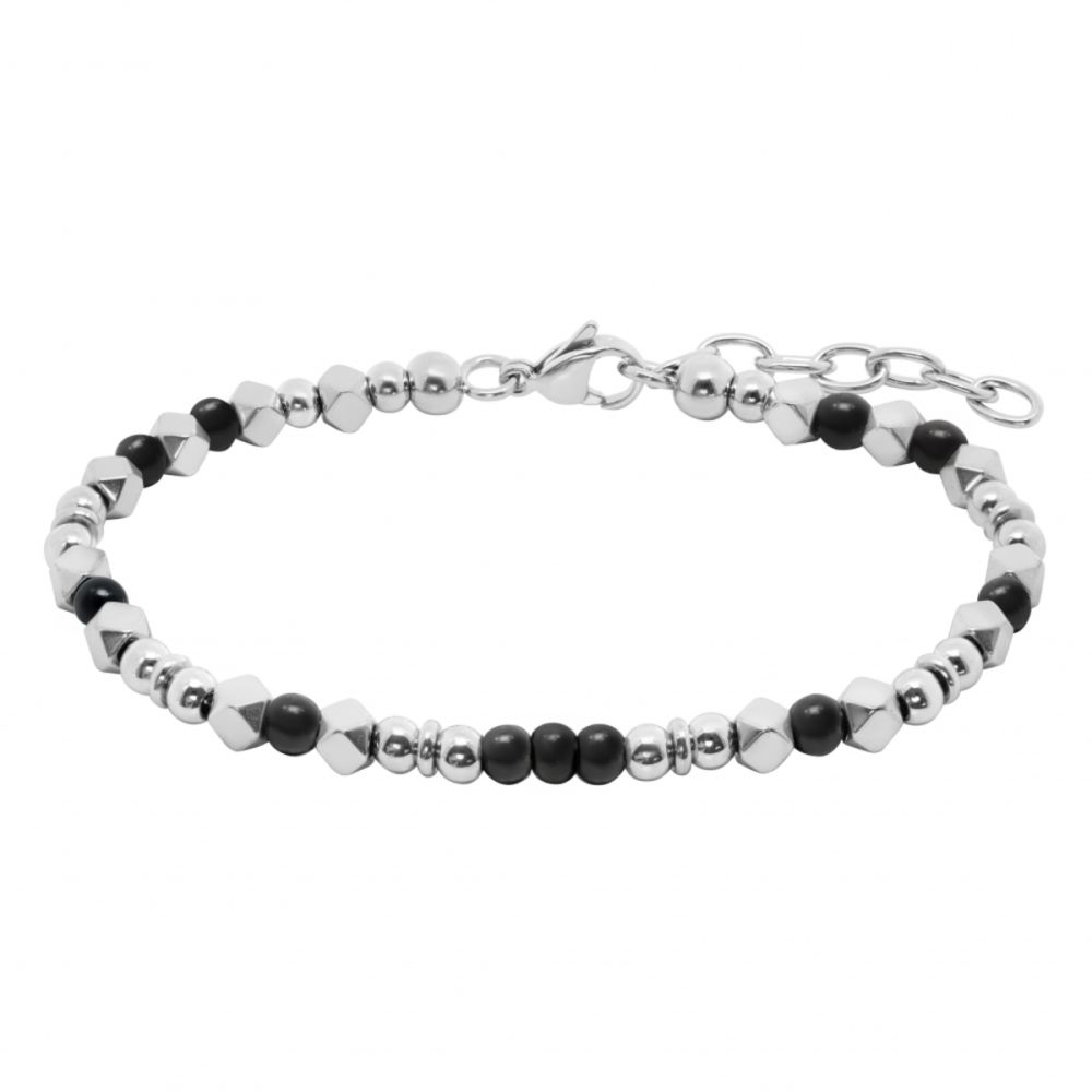 Chimiama Bracciale Acciaio e Onice
