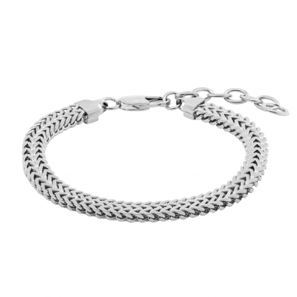 Chimiama Bracciale Acciaio Maglia Spiga