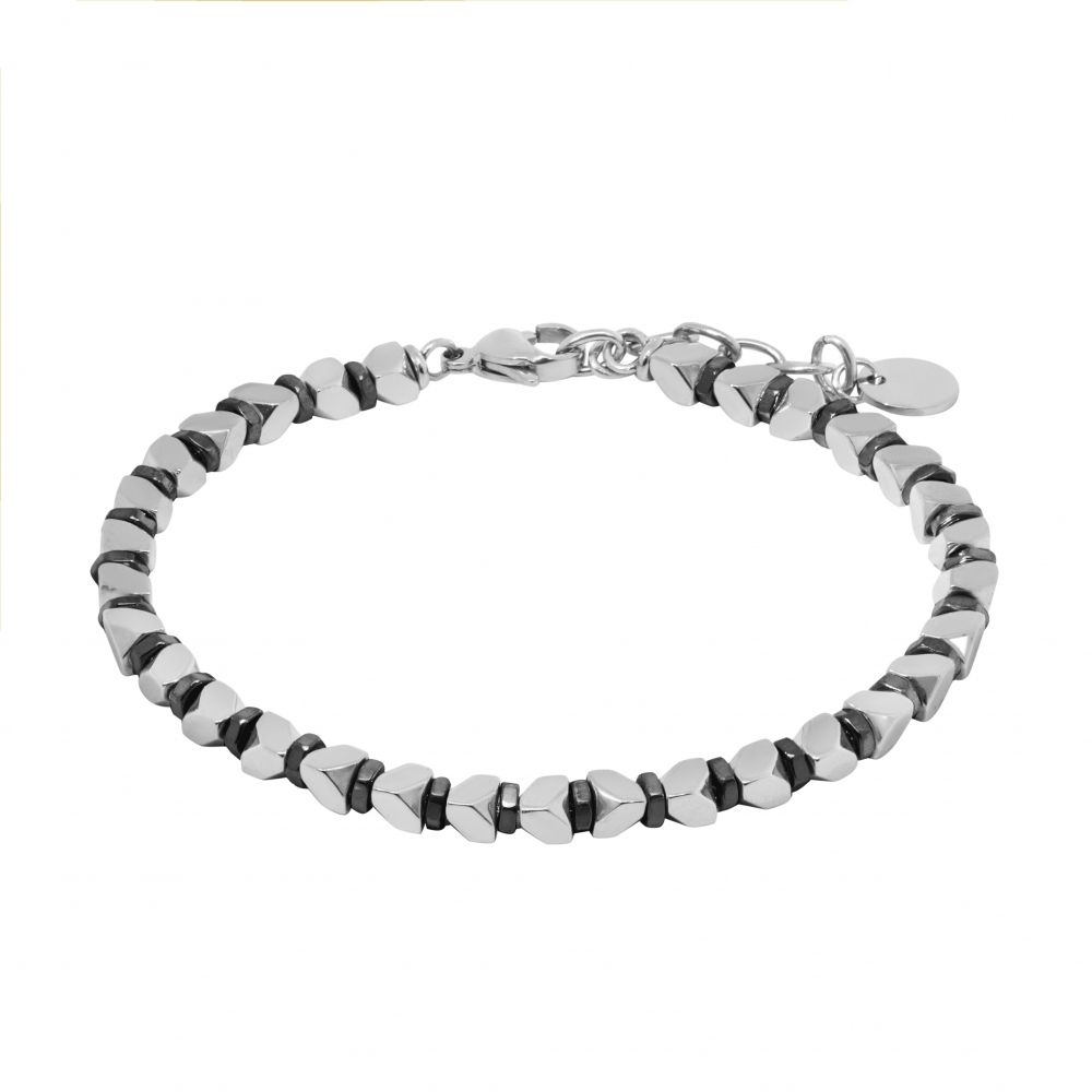 Chimiama Bracciale Acciaio e Pvd Nero