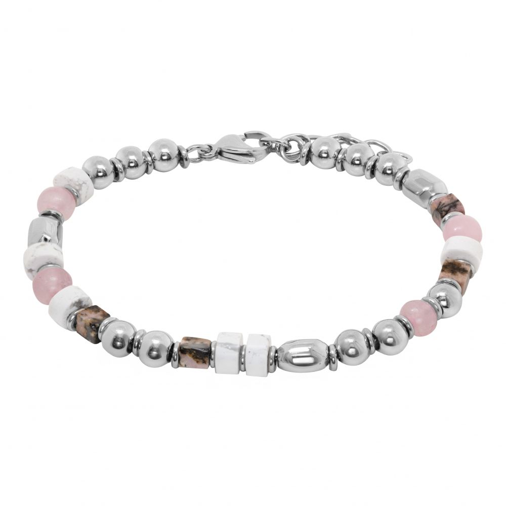 Chimiama Bracciale Acciaio e Agata