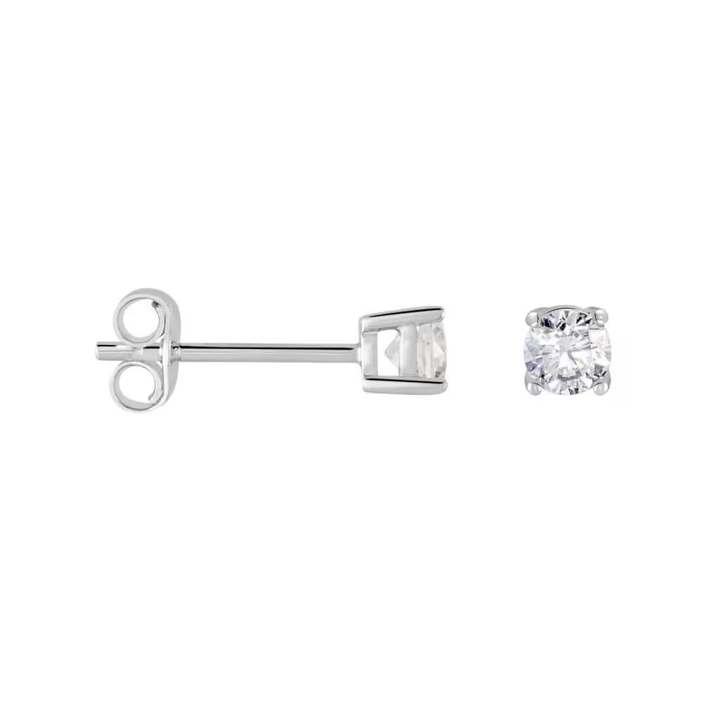 Stroili Orecchini Punto Luce Argento 4 mm