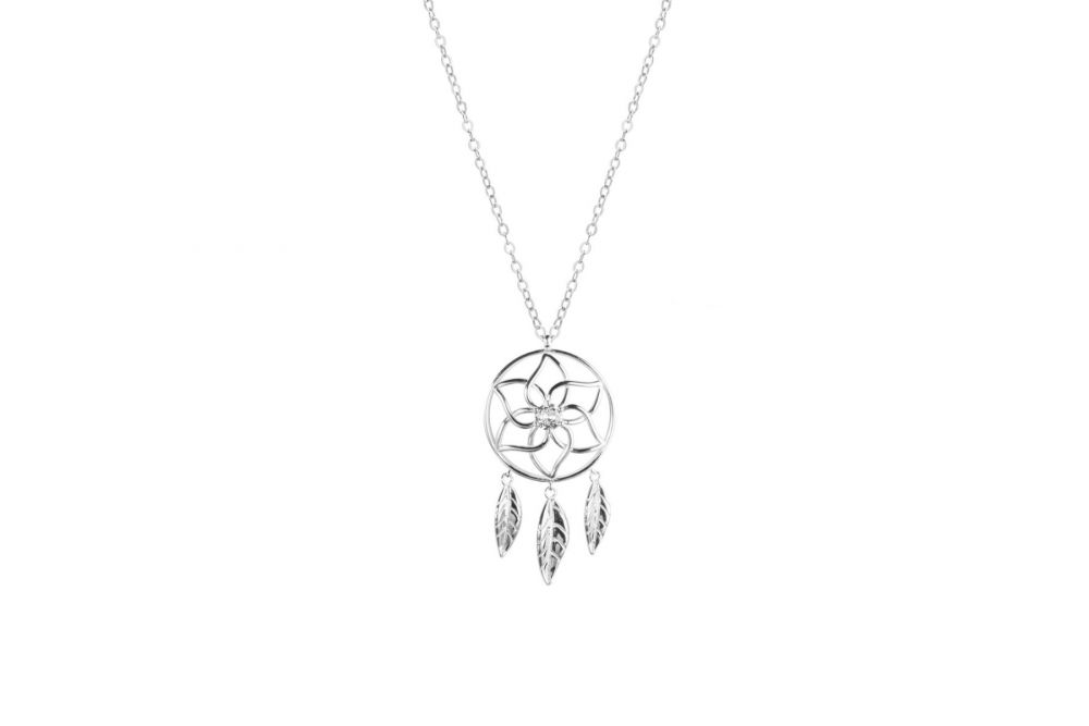 Chimiama Collana Donna Argento Acchiappasogni