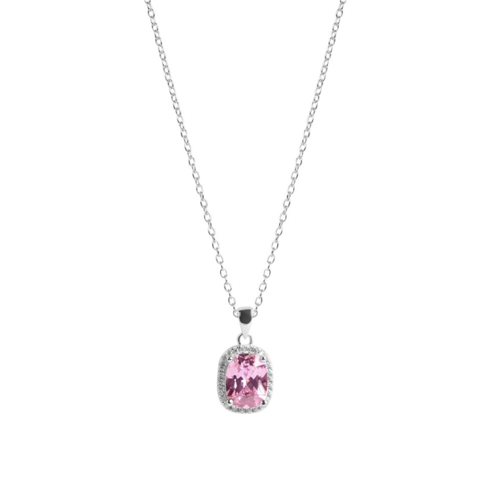 Chimiama Collana Argento pietra Kunzite