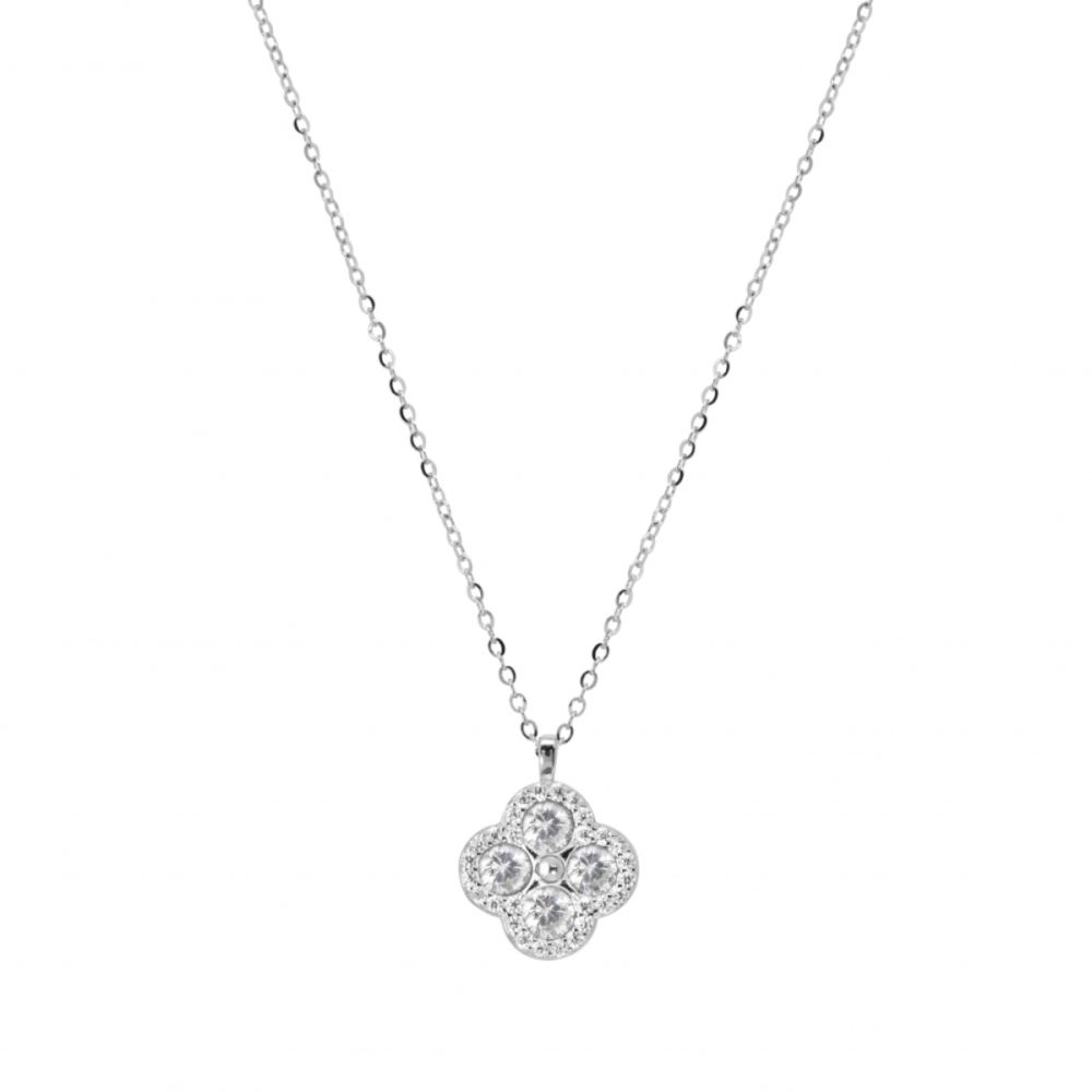 Chimiama Collana Argento Zirconi e Cristalli