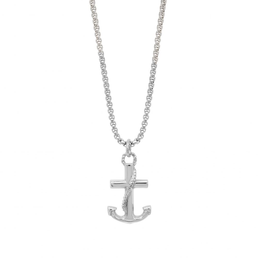 Chimiama Collana Acciaio con Ancora