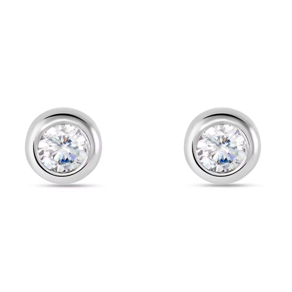 Stroili Orecchini Punto Luce Cipollina Argento 4 mm