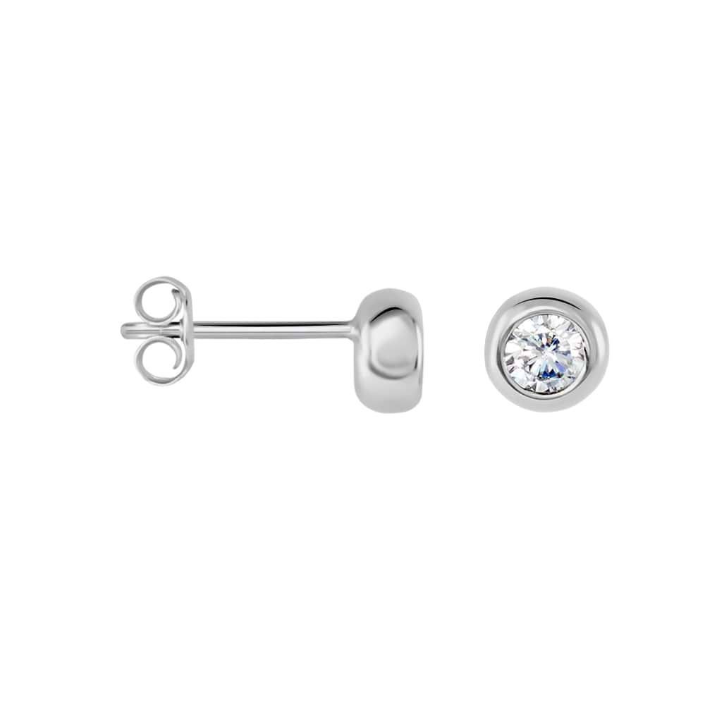 Stroili Orecchini Punto Luce Cipollina Argento 4 mm