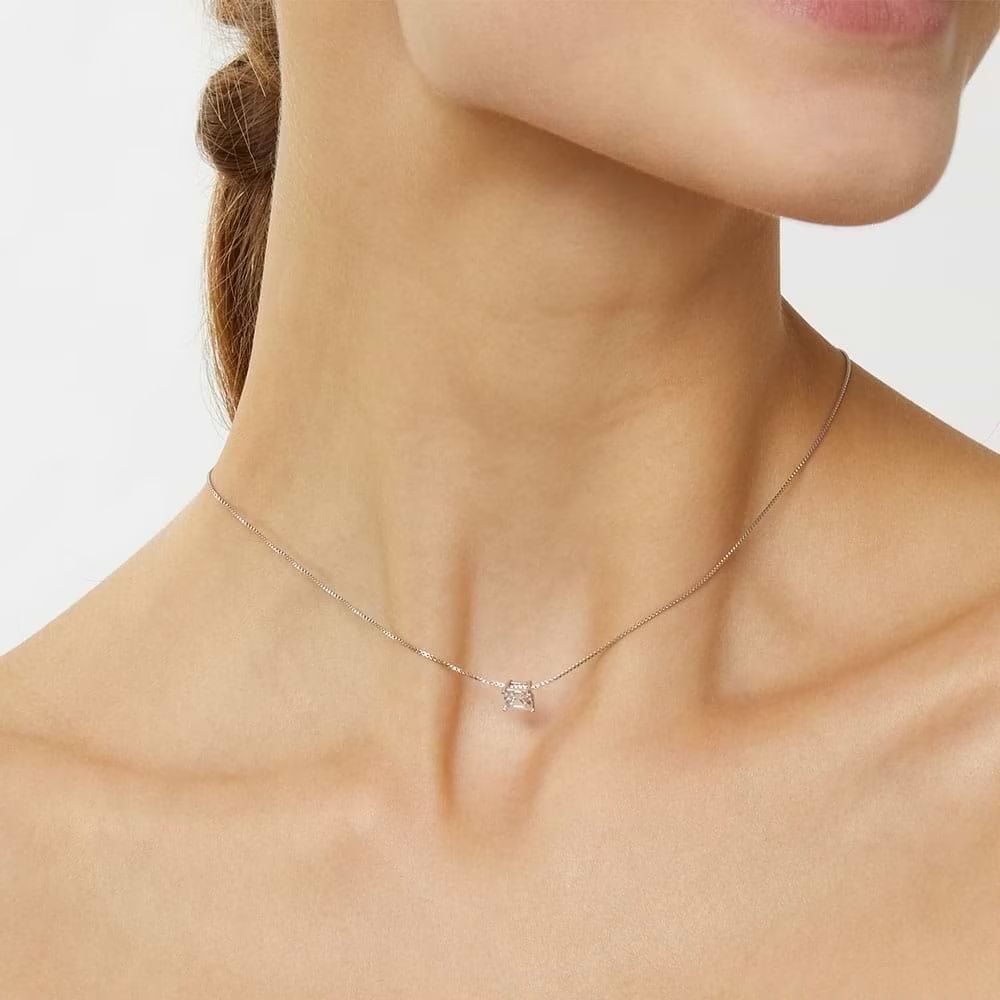 Stroili Girocollo Argento Rodiato Punto Luce 5 mm