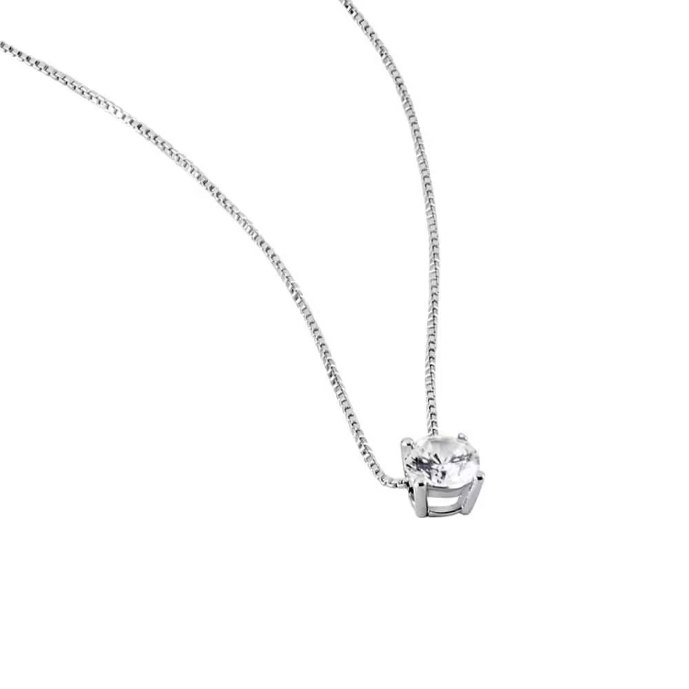 Stroili Girocollo Argento Rodiato Punto Luce 5 mm