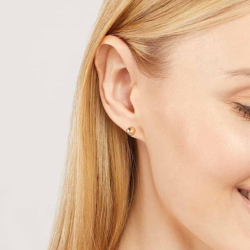 Stroili Orecchini Lobo Oro Giallo 9K Sfere 6 mm Bon Ton