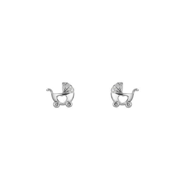 Chimiama Orecchini Lobo Donna Argento Carrozzina