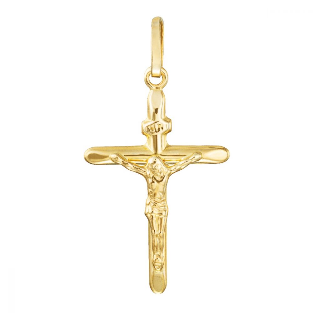 Stroili Pendente Croce Oro Giallo 9K Holy 