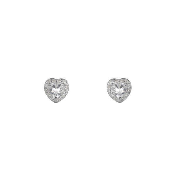 Chimiama Orecchini Lobo Donna Argento Cuore