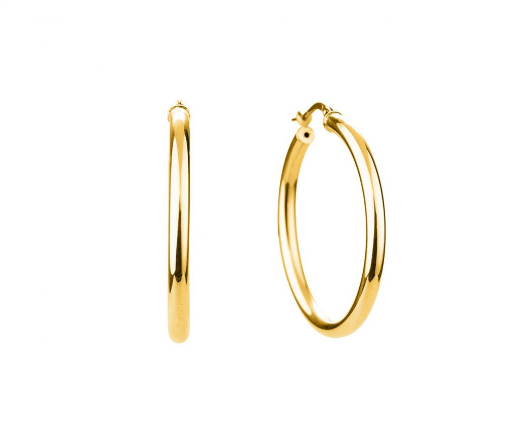 Chimiama Orecchini Cerchio Donna Argento Gold