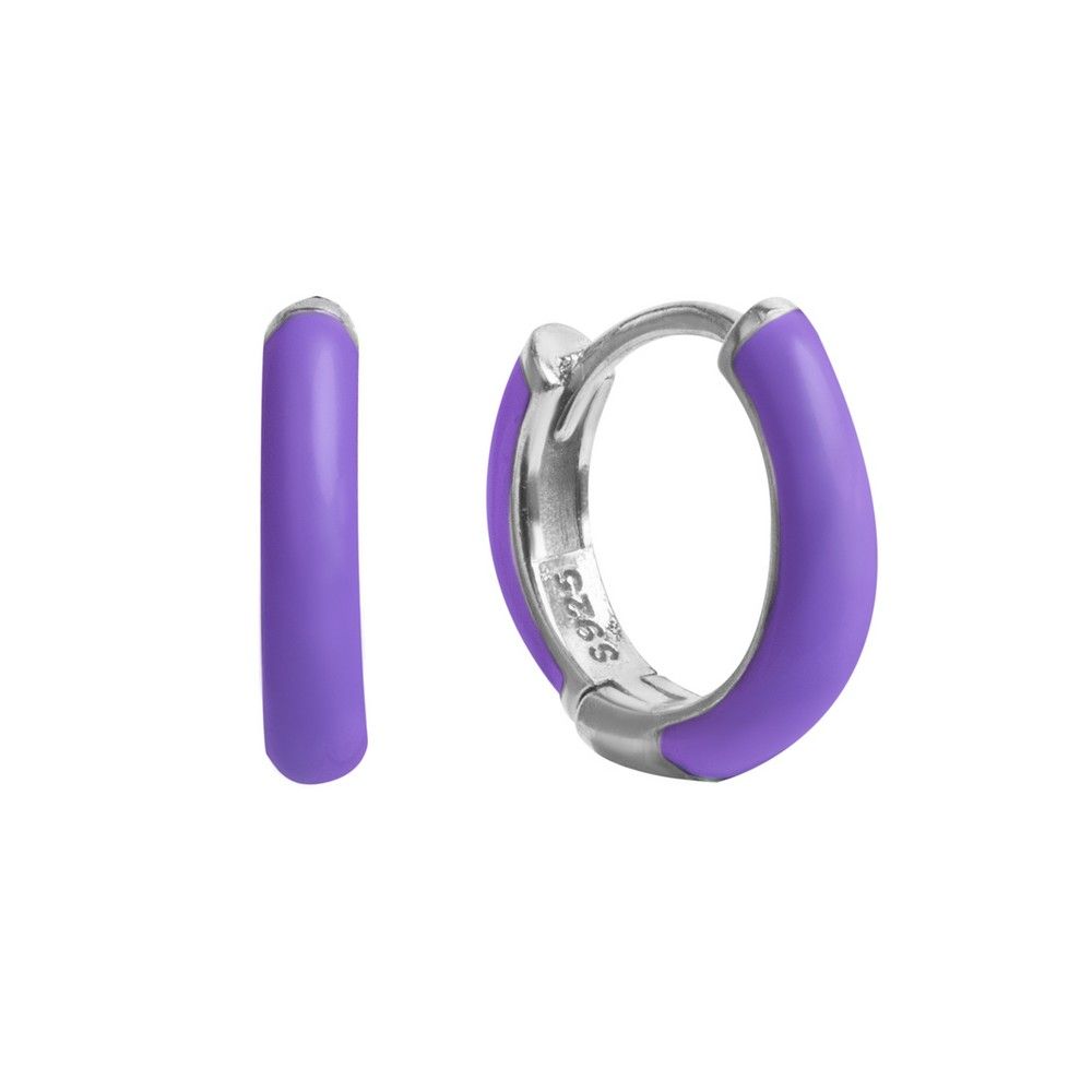 Chimiama Cerchio Argento Smalto VIola