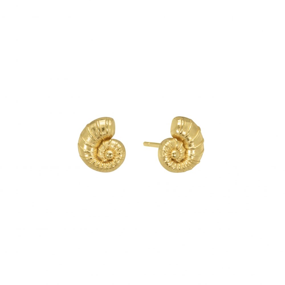 Chimiama Orecchini Argento Gold Nautilus