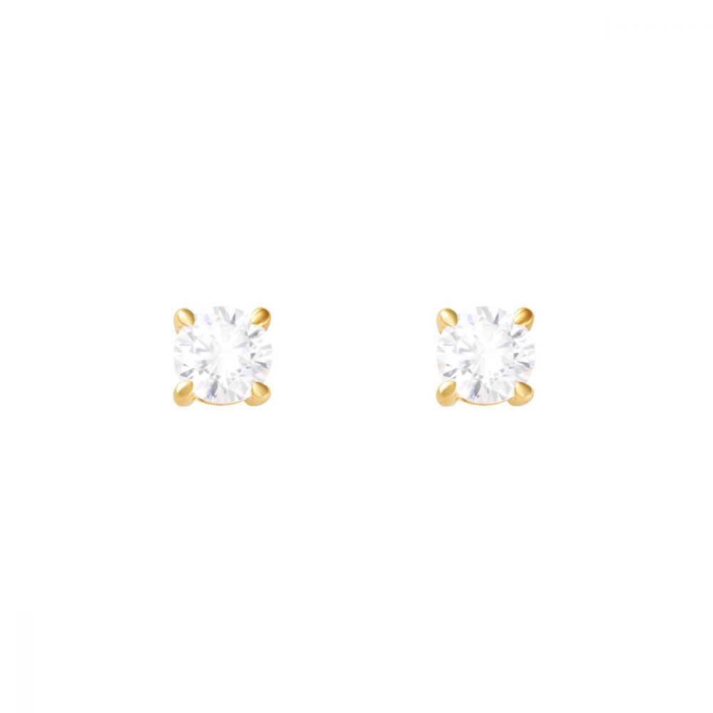 Stroili Orecchini Donna Oro Giallo 9K Punto Luce Claire