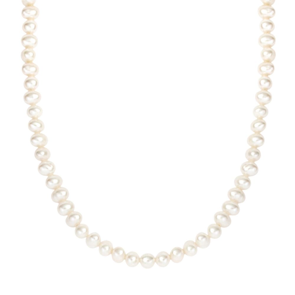 Stroili Collana Oro Bianco 9K e Perle Gabrielle