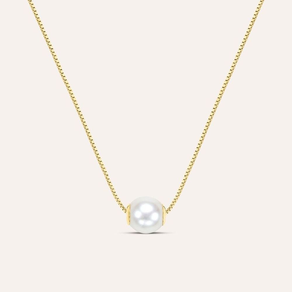 Stroili Collana Oro Giallo 9K e Perla 6mm Gabrielle