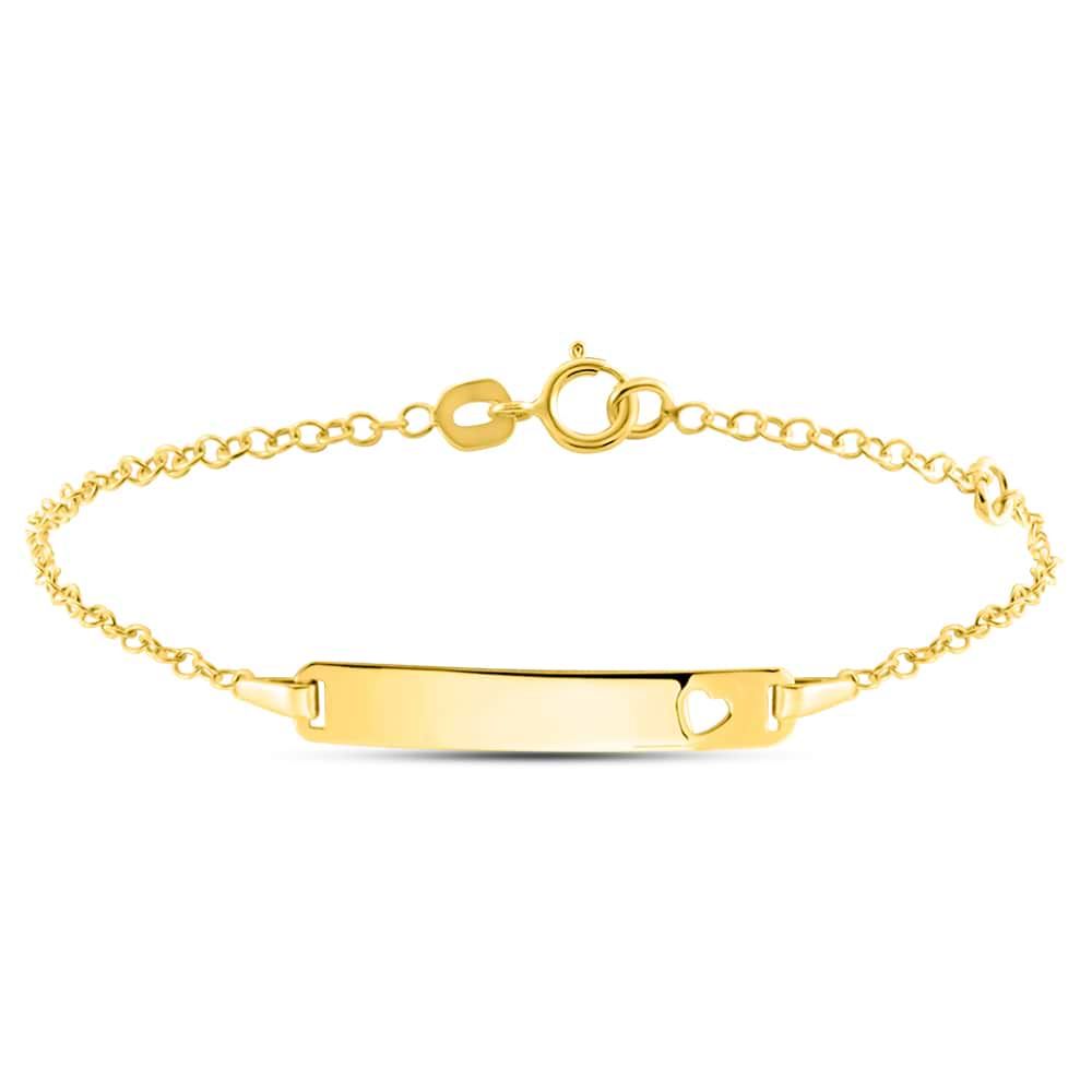 Stroili Bracciale Oro Giallo 9K con Targhetta Holy 