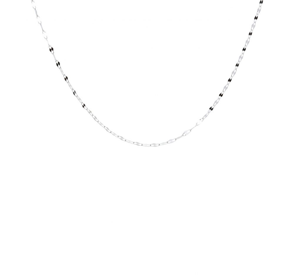 Stroili Girocollo Donna Oro Bianco 9Kt Poeme
