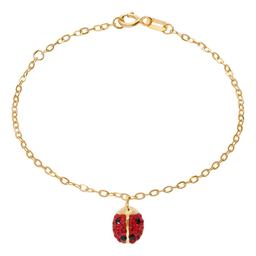Stroili Bracciale Oro Giallo 9K con Coccinella Mon Petit
