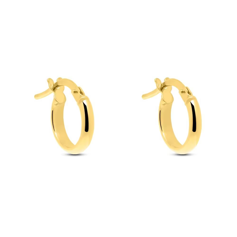 Stroili Orecchini Cerchio Oro Giallo 9K Toujours 