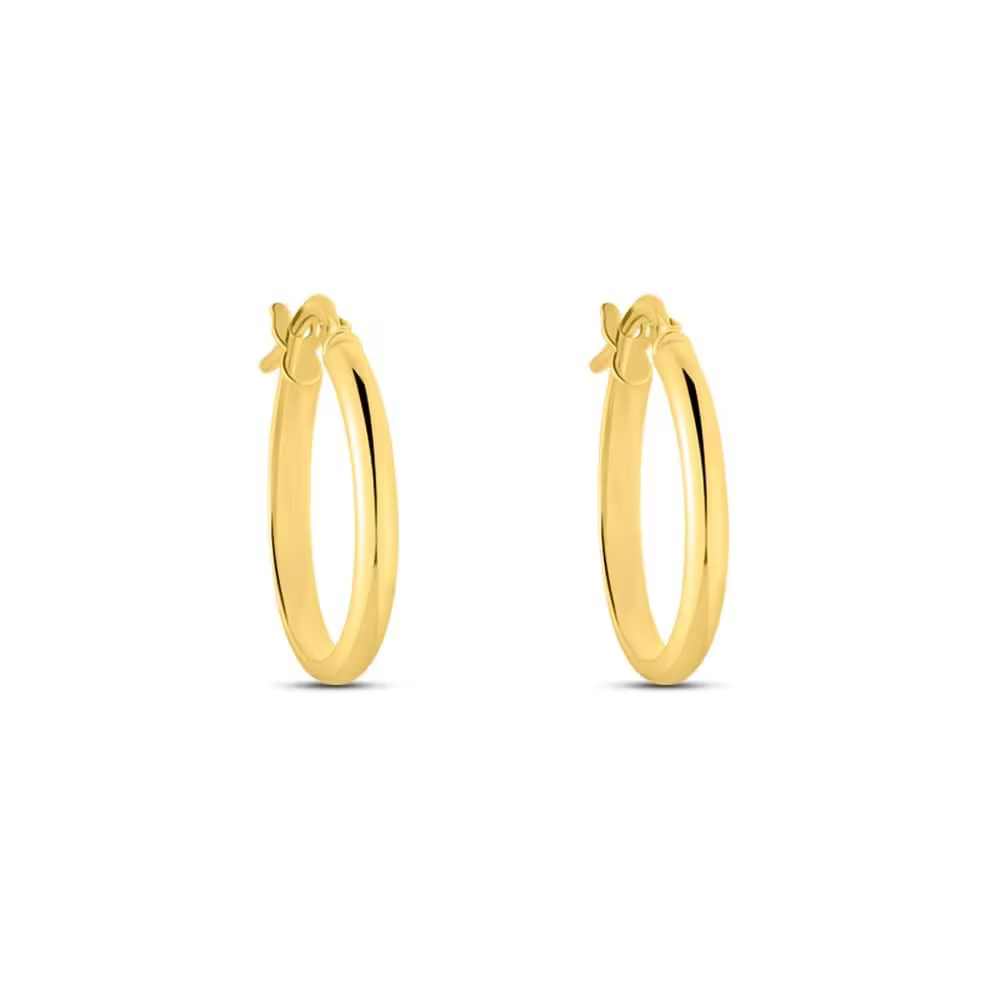 Stroili Orecchini Cerchio Oro Giallo 9K 15 mm Toujours