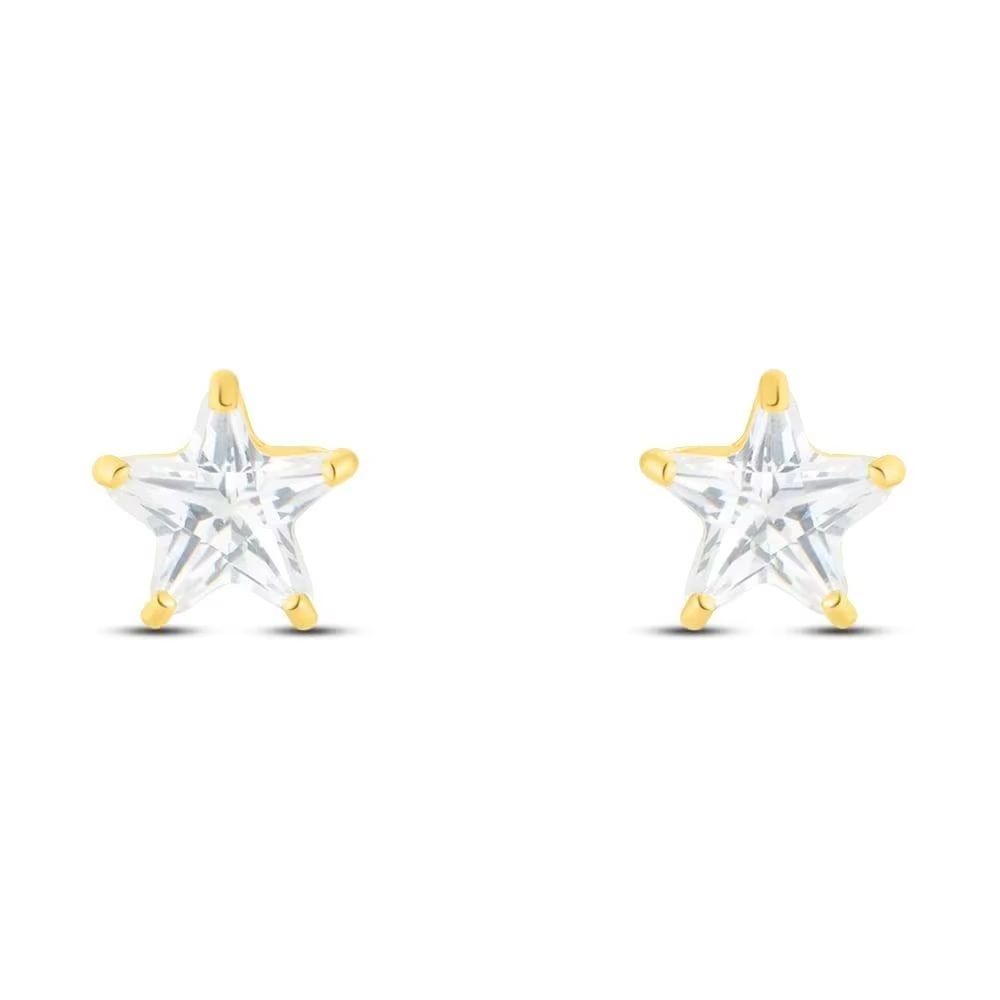 Stroili Orecchini Punto Luce Stella Oro Giallo 9K