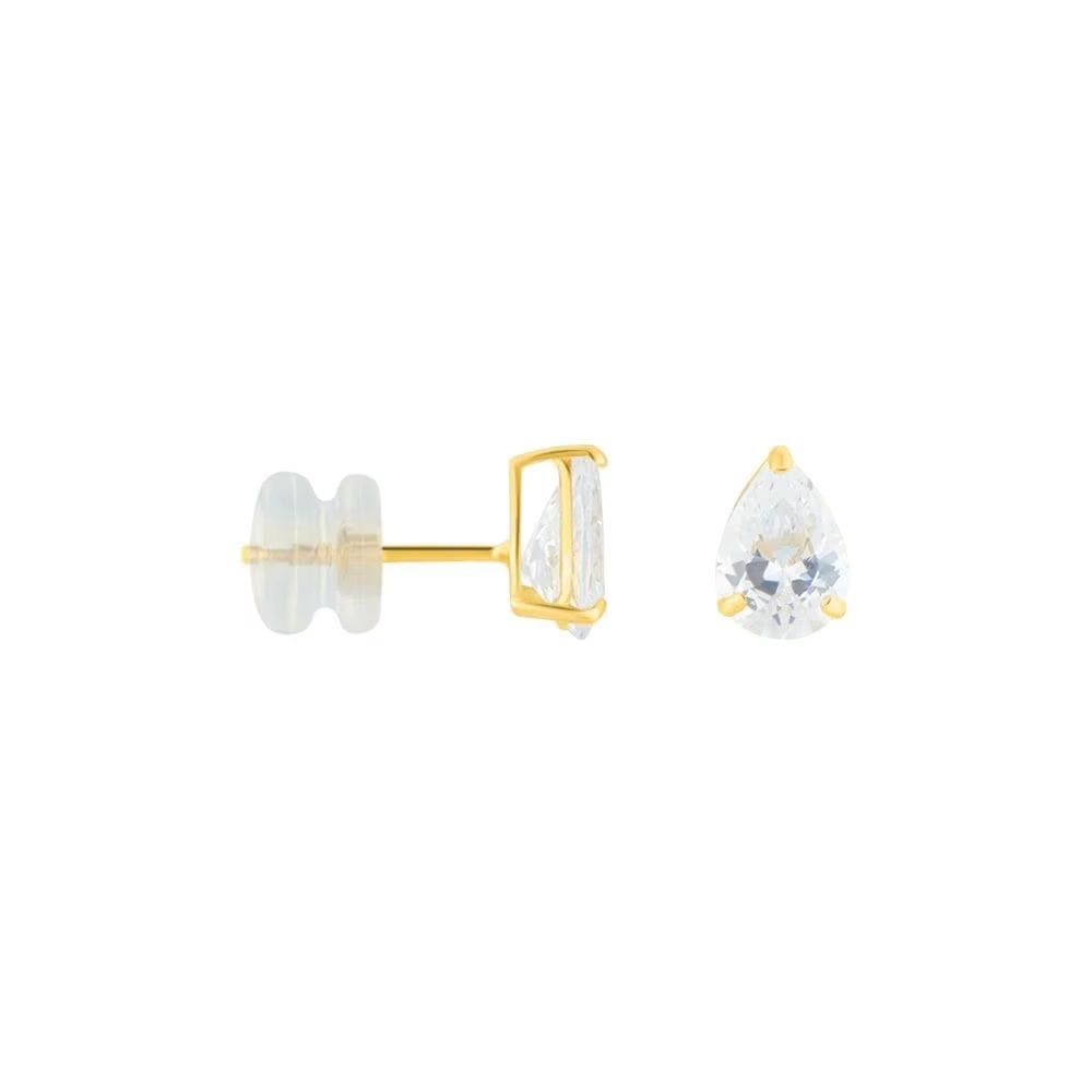 Stroili Orecchini Lobo Oro Giallo 9K Cristallo a Goccia