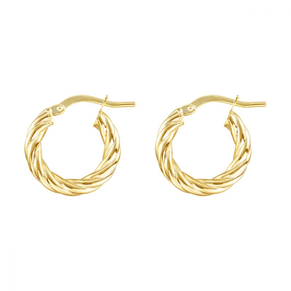 Stroili Cerchi Torchon Oro Giallo 9K 10 mm Toujours