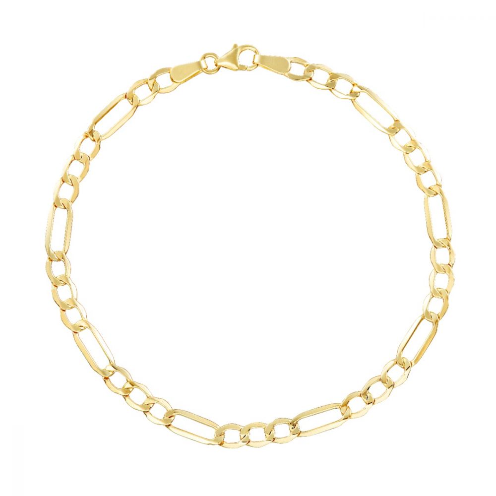Stroili Bracciale Oro Giallo 9K Maglia Figarò 1+3 Colette