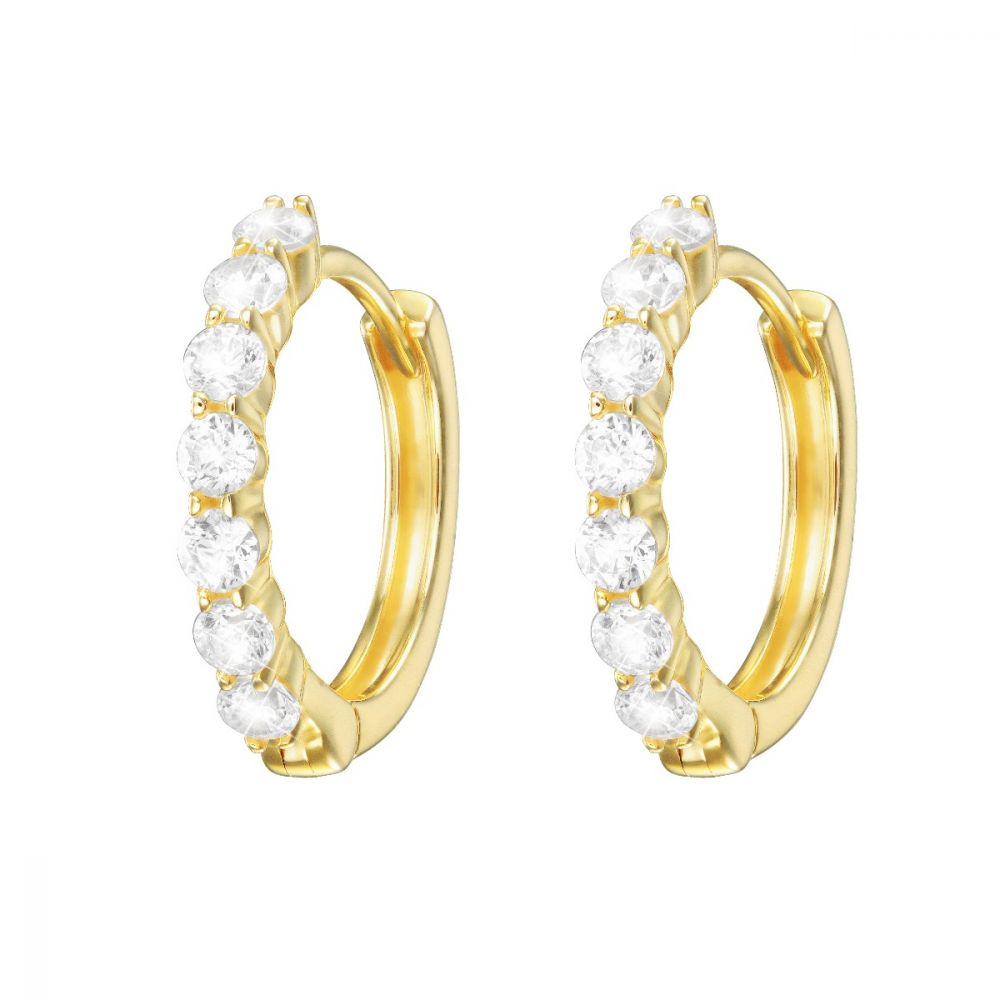 Stroili Cerchio Oro Giallo 9K e  Cubic Zirconia Claire