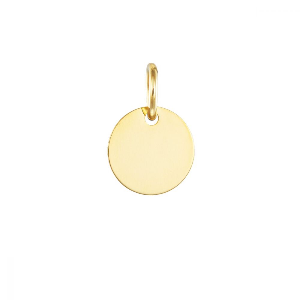 Stroili Pendente Oro Giallo 9K Targhetta Tonda Poeme