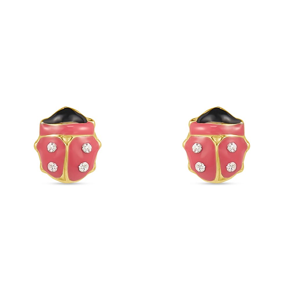 Stroili Orecchini Lobo Oro Giallo 9K Coccinella Mon Petit