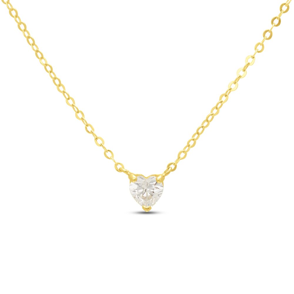 Stroili Collana Oro Giallo 9K Cuore Bianco Claire