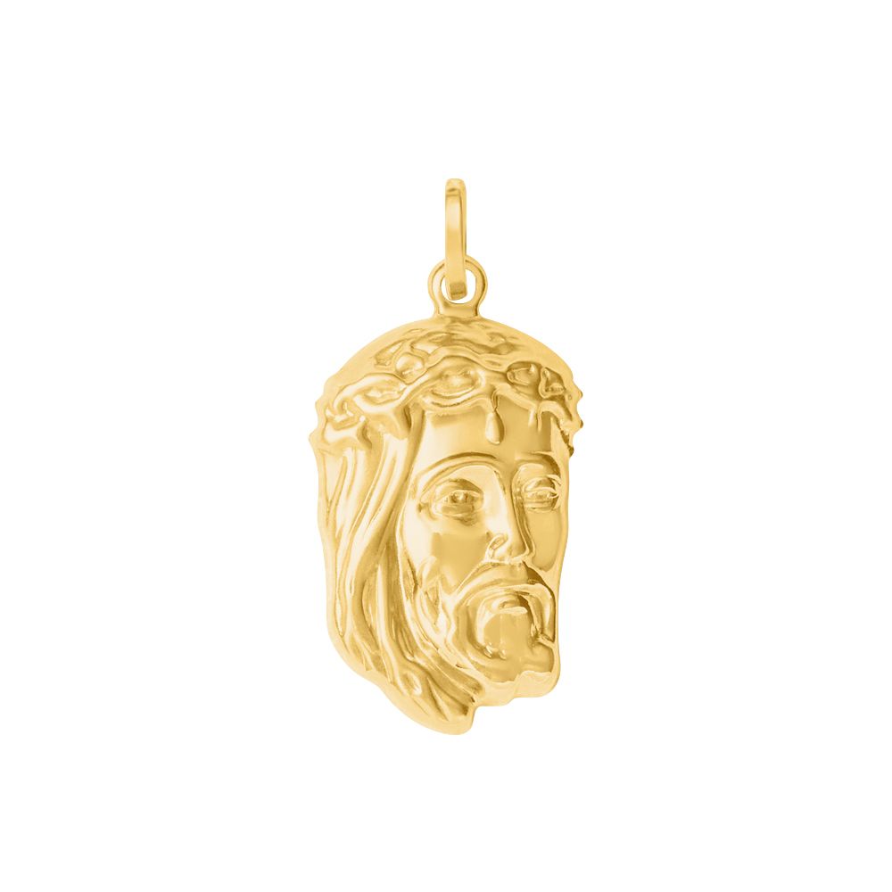 Stroili Pendente Oro Giallo 9K Testa Di Cristo Holy