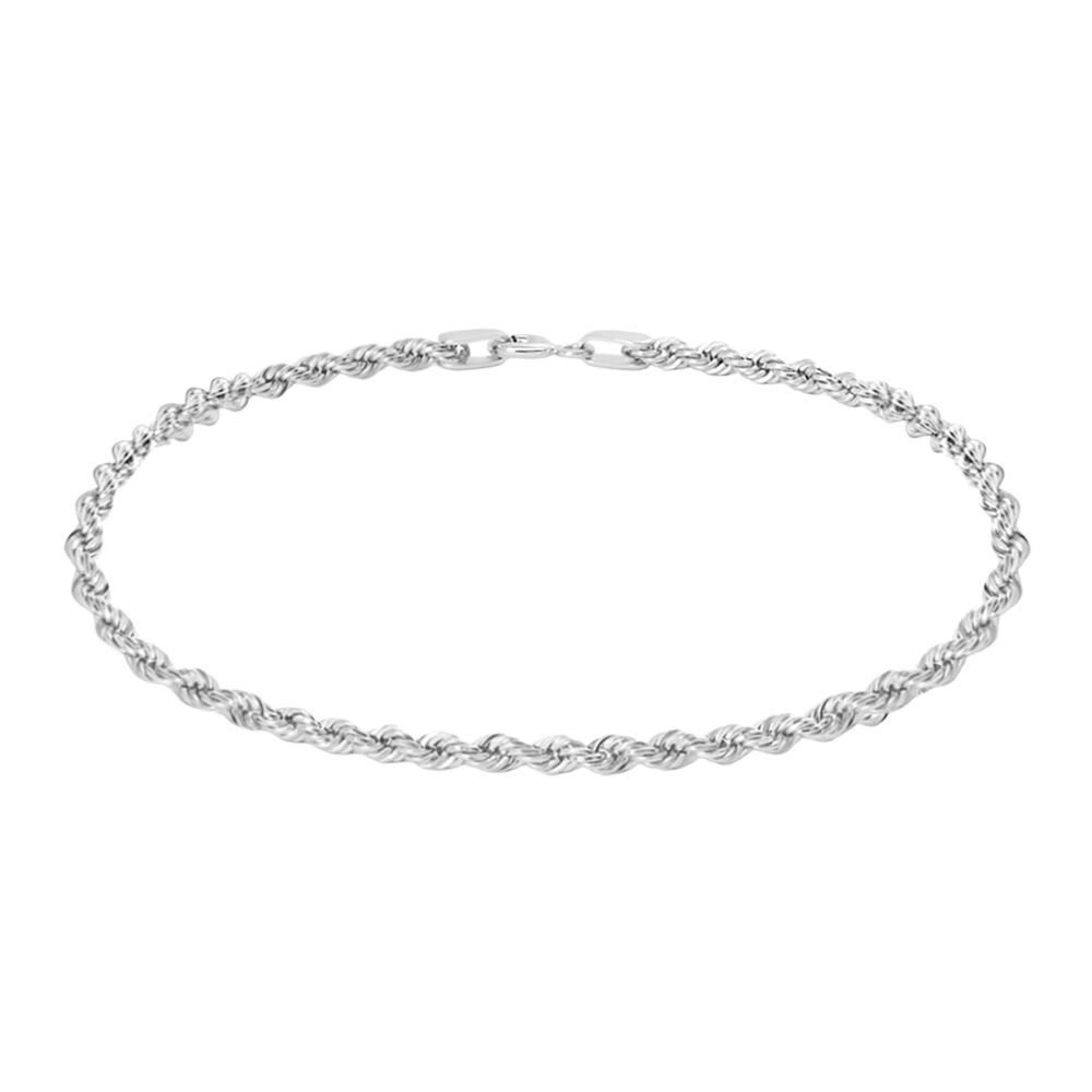 Stroili Bracciale Corda Oro Bianco 9K Colette